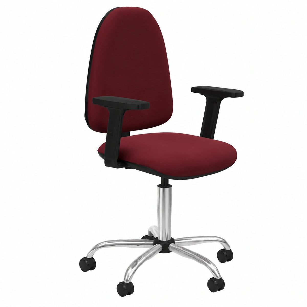 Silla de Oficina Ergonómica Grande con Brazos Ajustables y Respaldo Regulable