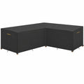 VANSHEIM Cubierta Impermeable para Sofá Esquinero de Jardín con Ventilación y Ajuste, 270x270x90/80cm