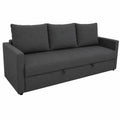 Sofá Cama 3 Plazas Moderno y Confortable Gris