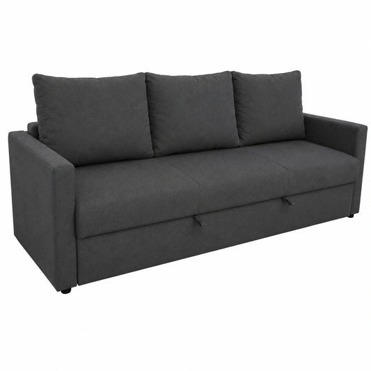 Sofá Cama 3 Plazas Moderno y Confortable Gris