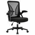 Silla Ergonómica para Oficina Milacyee, Apoyabrazos Ajustables, Soporte Lumbar, Inclinación de 120°, Malla Transpirable, Rotación 360°, Carga Máxima 102kg, Color Negro