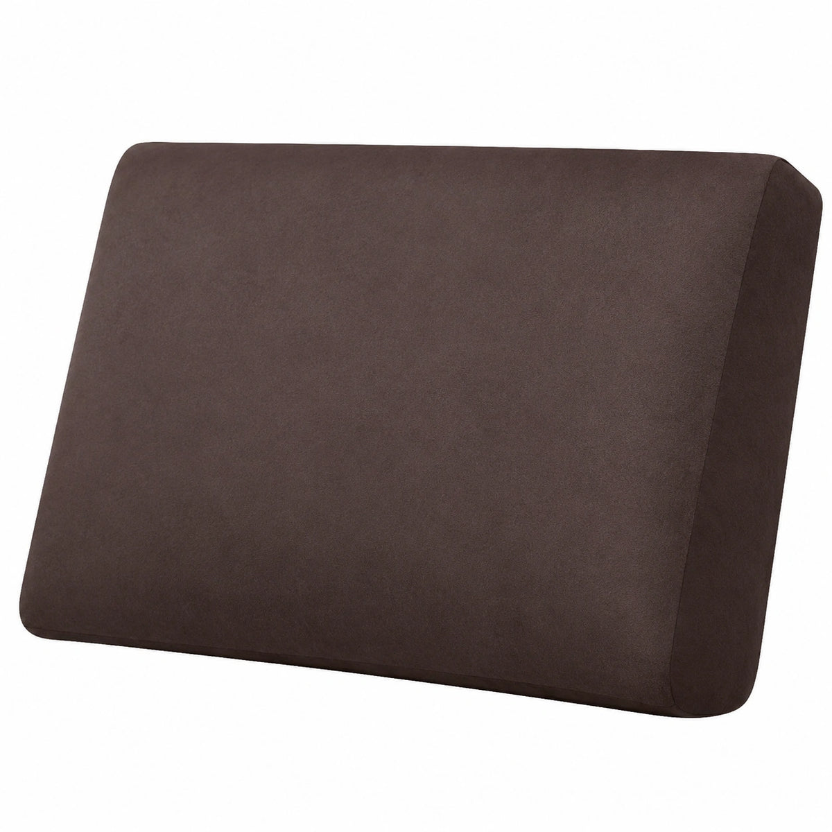 Cubre Asiento de Sofá Impermeable en Cuero Sintético, Elástico para Sala, Tamaño Extra Grande 2 Plazas, Marrón