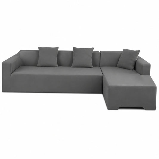 Funda Elástica para Sofá Esquinero 3+2, Protector de Chaise Longue Lavable