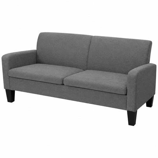 Sofá de 3 Plazas Homgoday Decor Gris Oscuro para Interiores y Exteriores