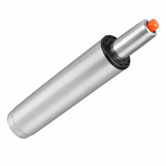 Cilindro Neumático Universal para Sillas de Oficina de Alta Resistencia, Capacidad 204 kg, Tamaño Grande, Color Plateado