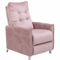 Sillón Relax Tapizado en Terciopelo Reclinable Manualmente Lui