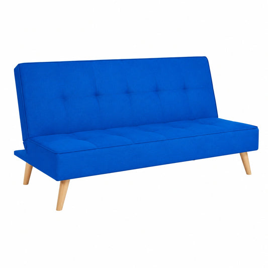 Sofá Cama 3 Plazas Clic Clac Pocket Azul, Diseño Moderno y Funcional