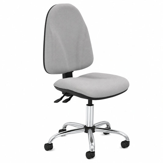 Silla de Oficina Ergonomica con Respaldo Ajustable y Ruedas de Goma