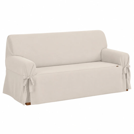 Funda de Sofá Eysa Levante Beige 3 Plazas Ajustable 170-230 cm